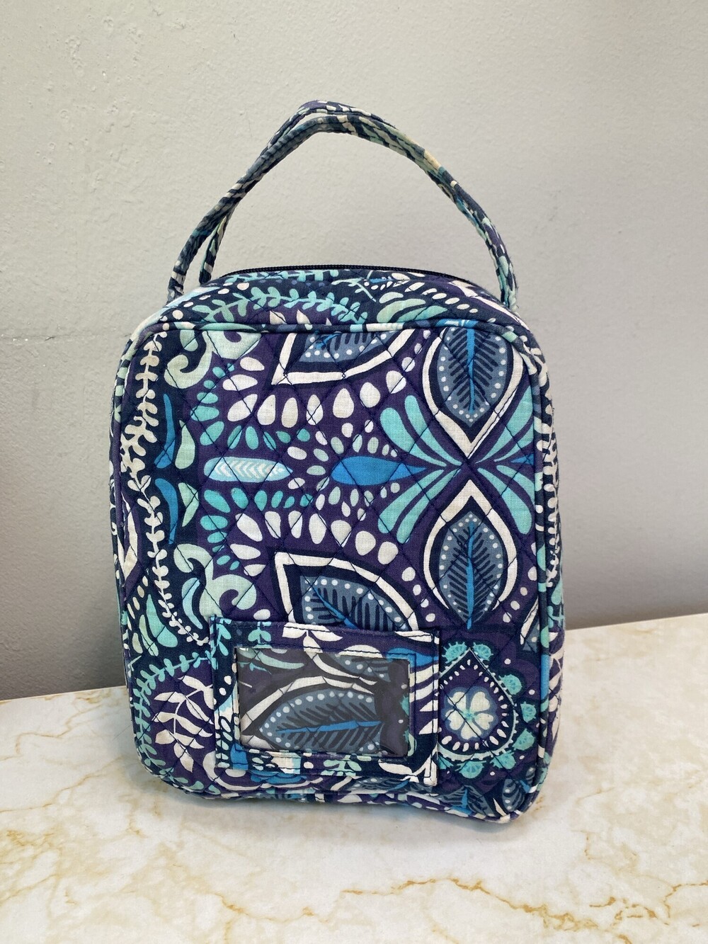 Vera Bradley Blue Paisley Insulated Lunch Bag
